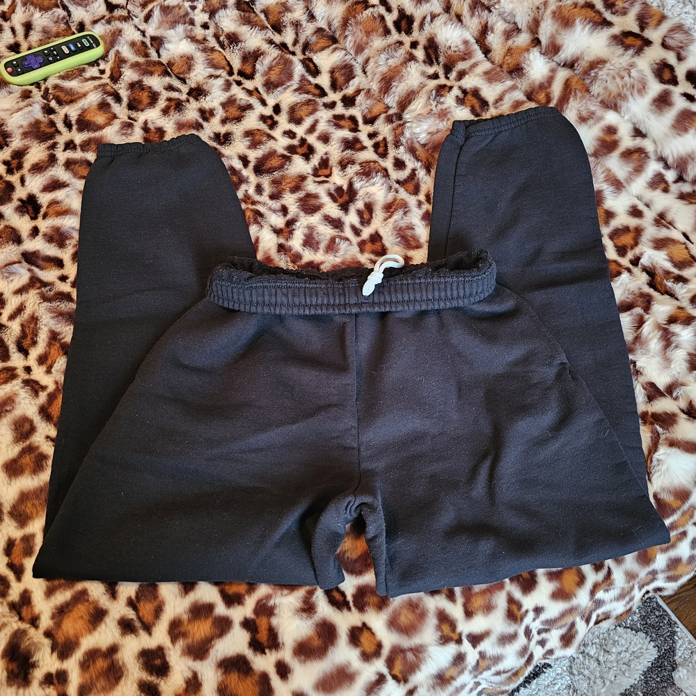 Fruit Of The Loom Mens Black Jogger Pants